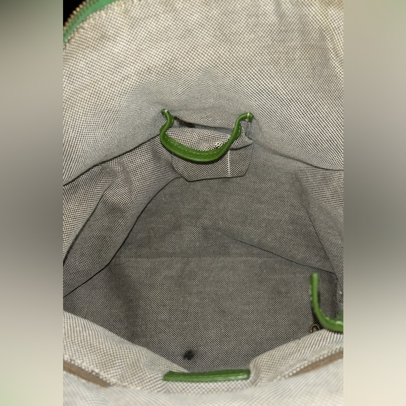 Dooney & Bourke Green Pebble Leather Crescent Tote Bag Shoulder Handbag XL EUC - Picture 16 of 16